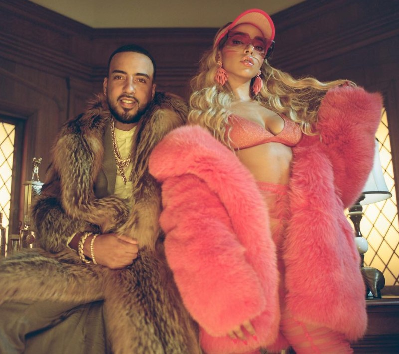 Girls in fur boots