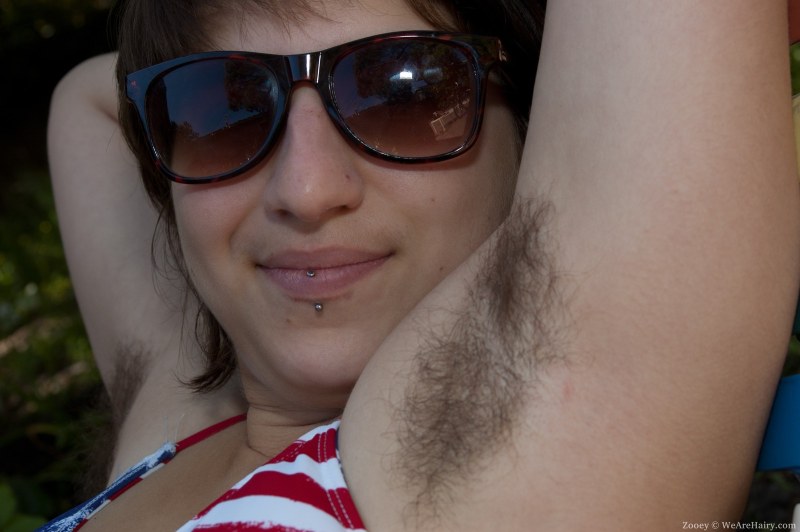 Naked hairy armpits