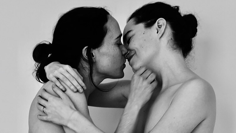 Elliot Page with his wife