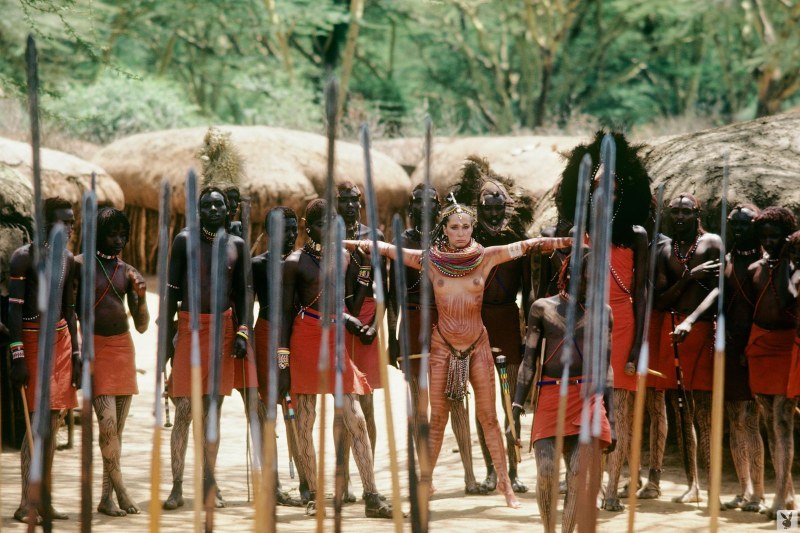 Naked women of wild tribes