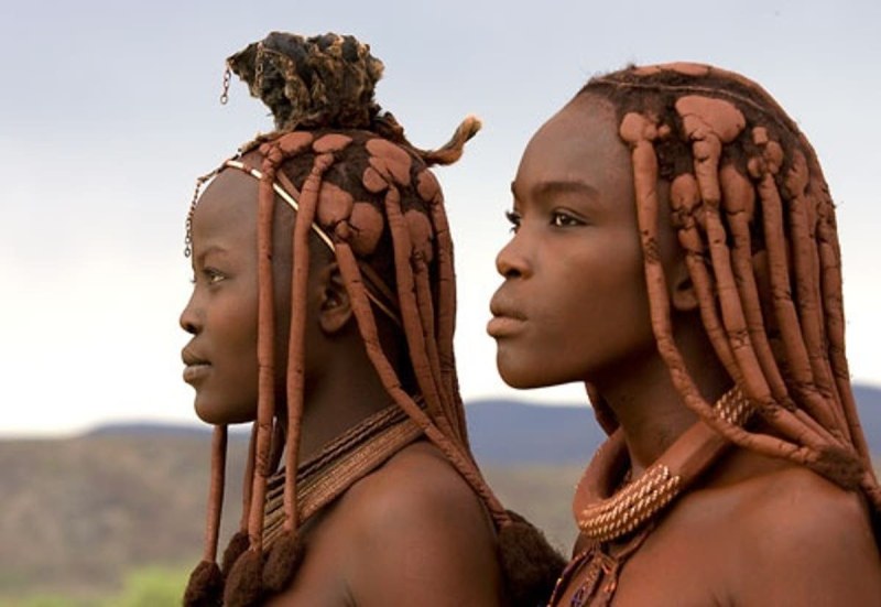 Naked natives of the Amazon