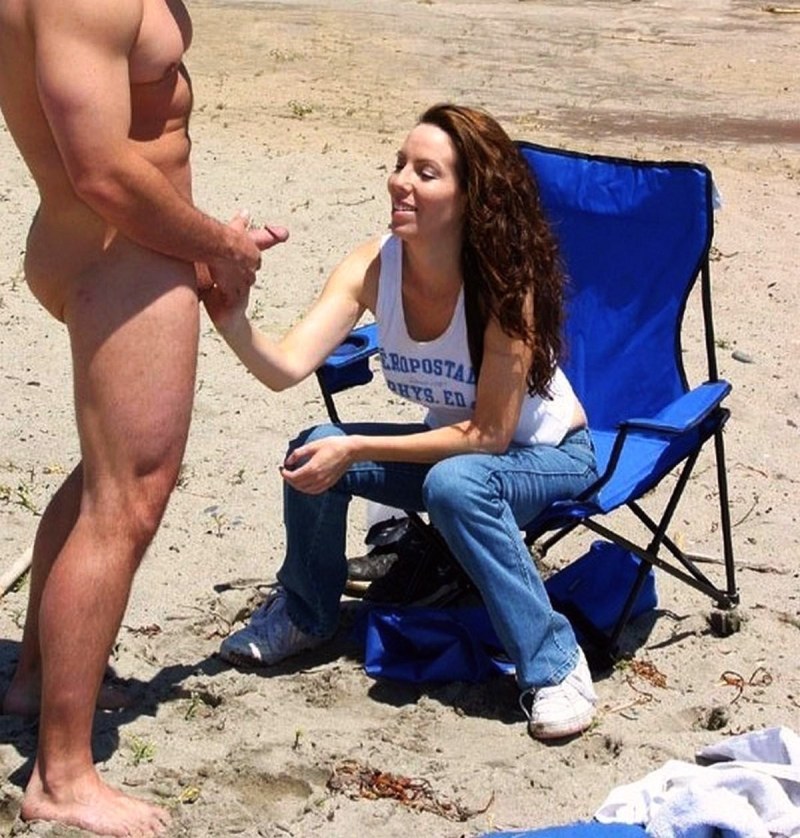 I got up on the beach