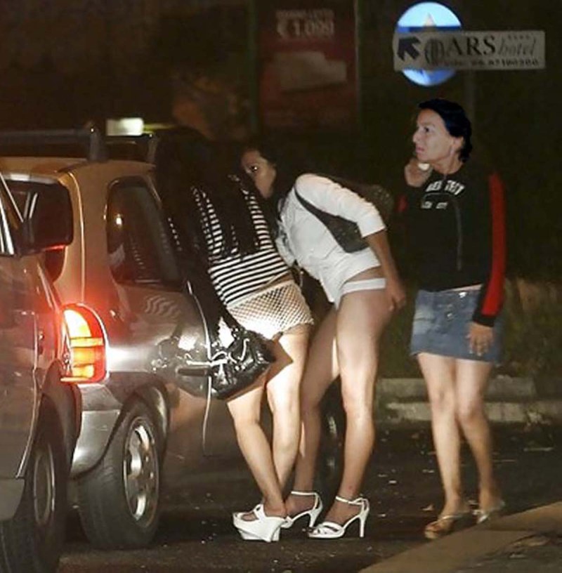 Street prostitution on the highway