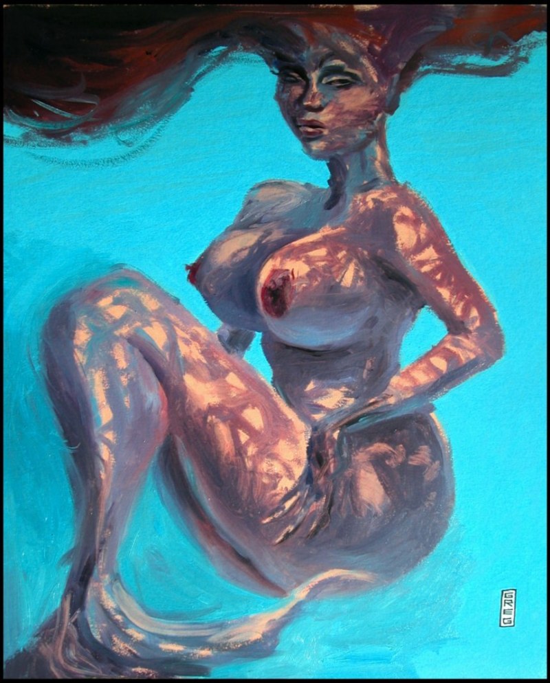 The mermaid is big boobs