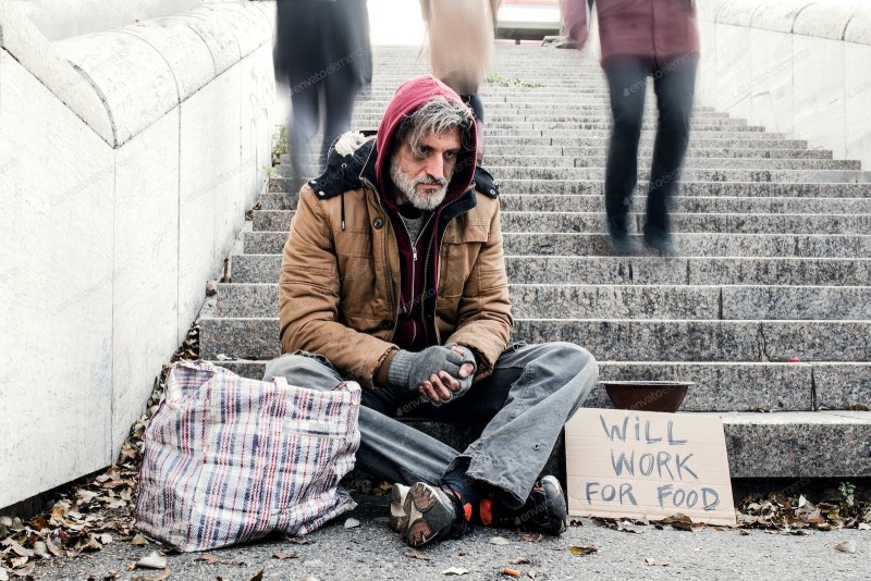 Homeless People Banner