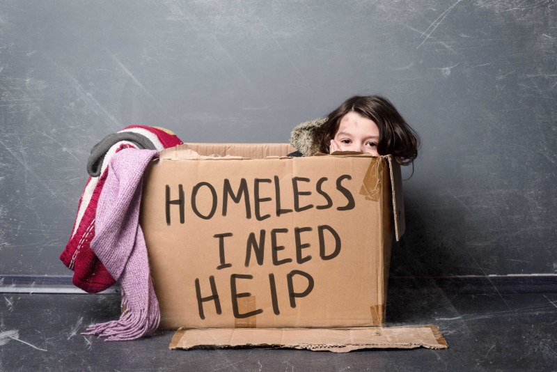 American homeless women