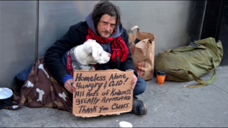 Homeless Girl Beging for it