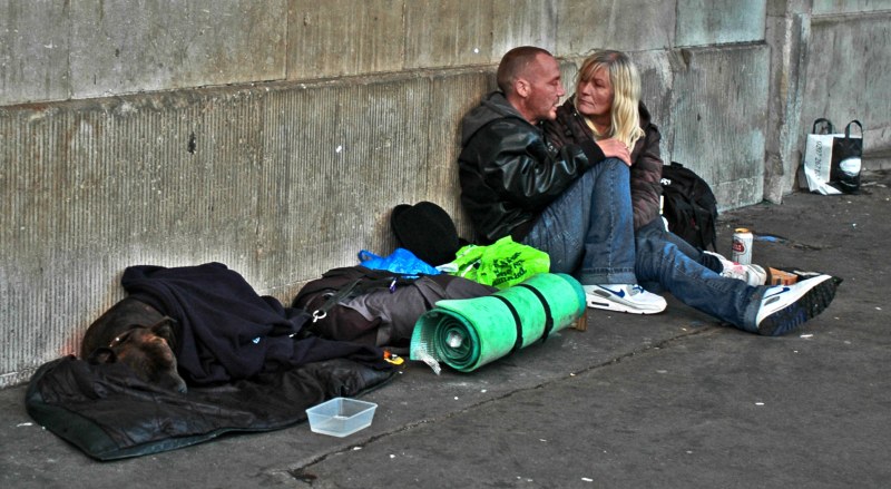 Homeless young women