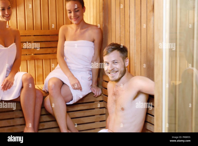 Wife in the steam room