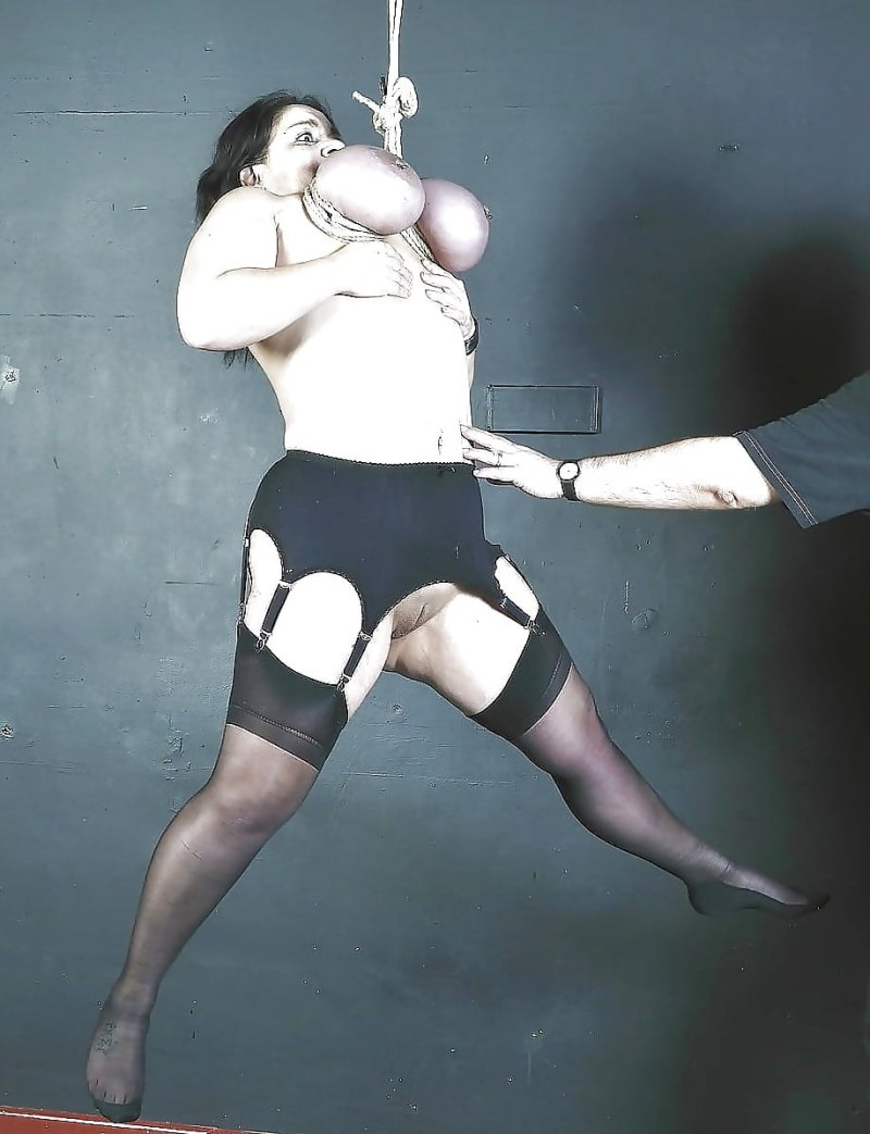 BDSM suspension for the chest