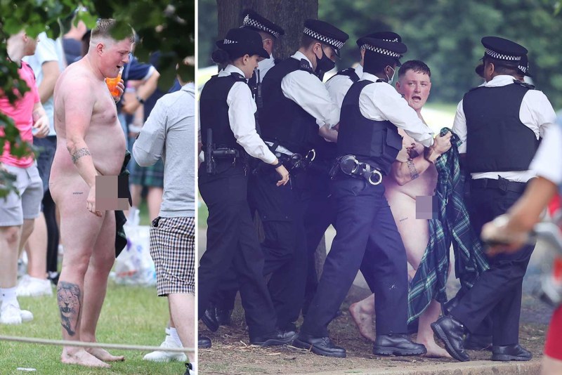 Naked women after the wedding