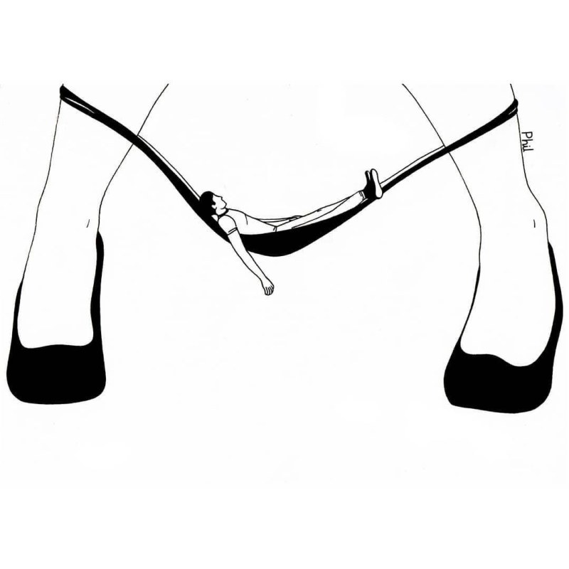 Panties on the Floor DRAWING