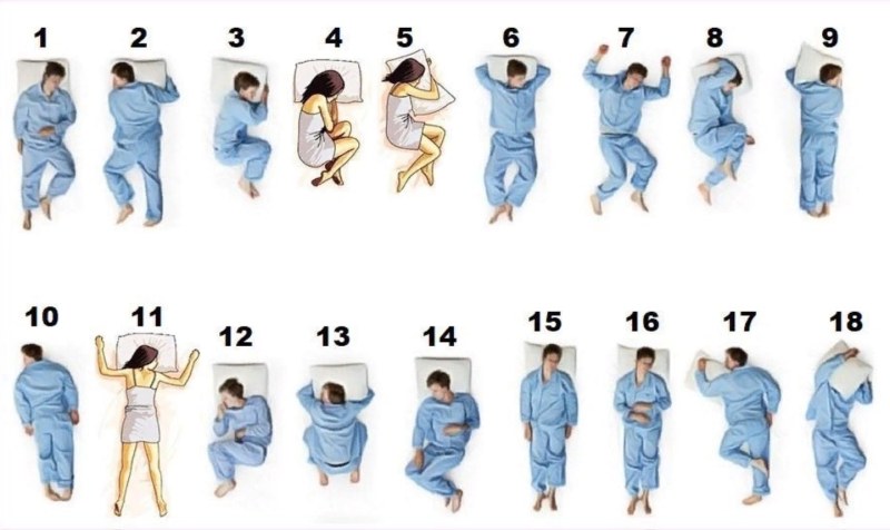 Sleep poses