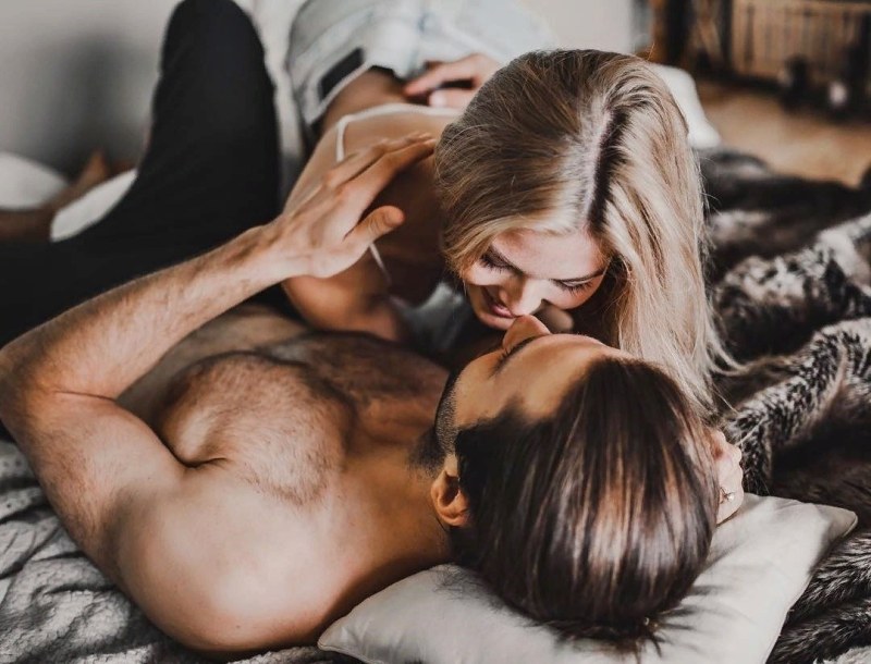 Male fantasies in bed