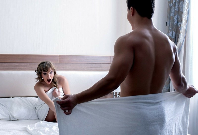 Man and woman in bed