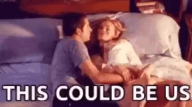 Man and woman in bed