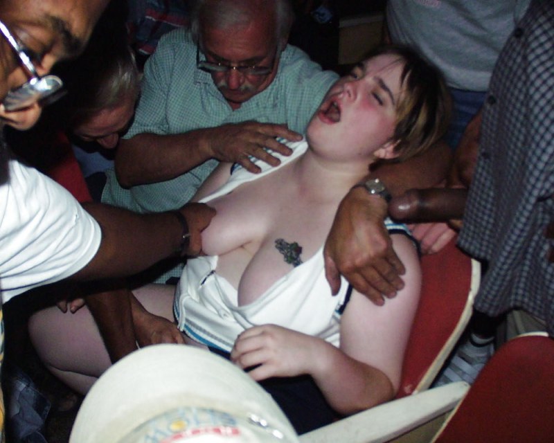 Grope Drunk Tits amateur wife