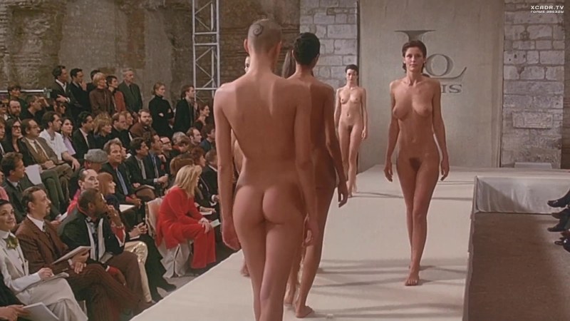 Erotic show on the catwalk