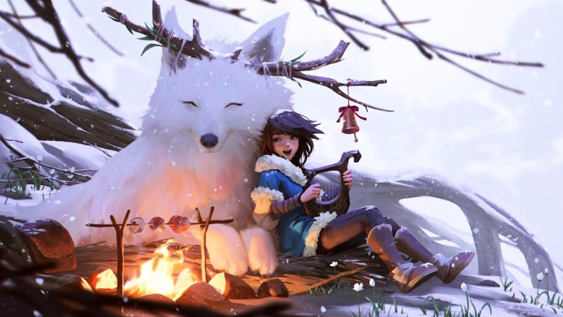 Anime wallpaper winter