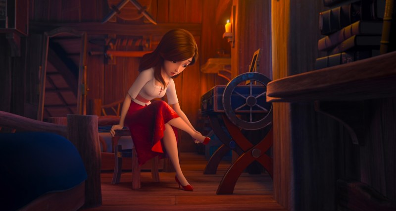 Red shoes of Snow White