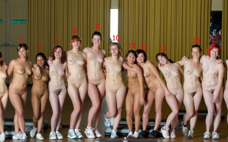 Naked women in physical education