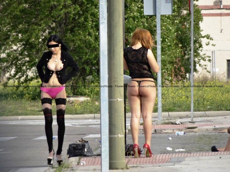 Sluts on the streets of the city
