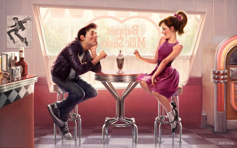 Meeting of men and women