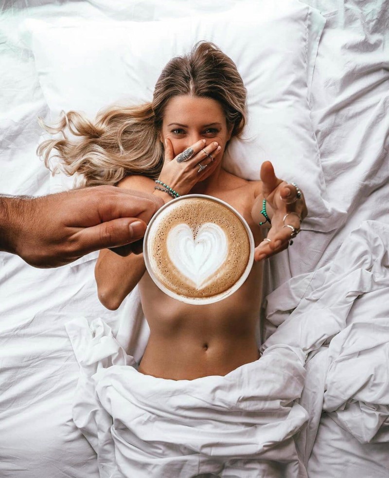 Good morning to a girl