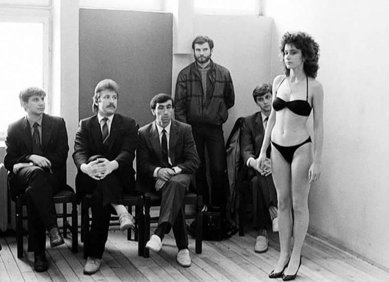 The selection of participants for the Miss Riga competition 88