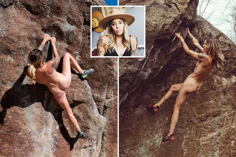 Naked Women Rock Climber (Sex