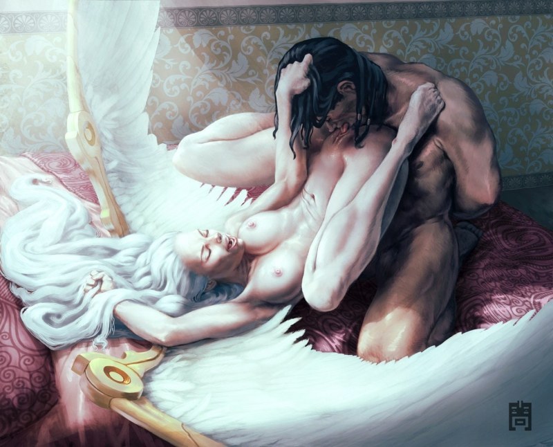 Pornographic drawings with a pencil