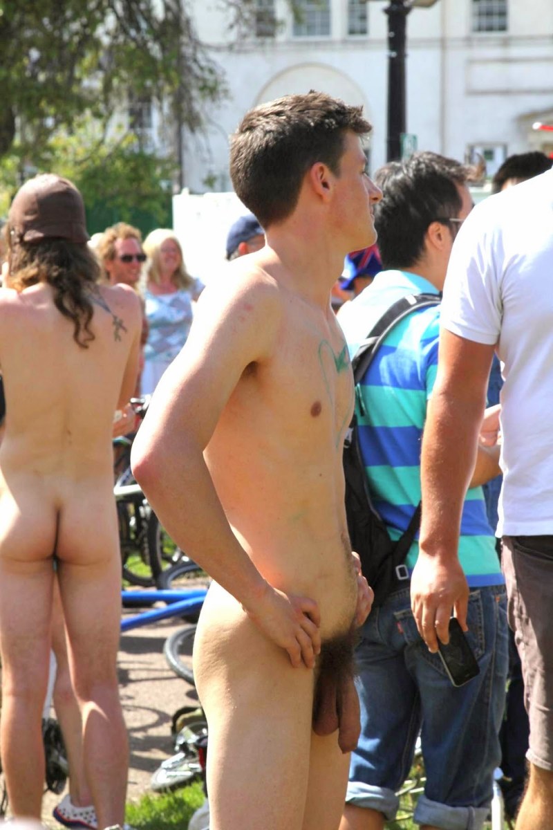 Naked men dressed women