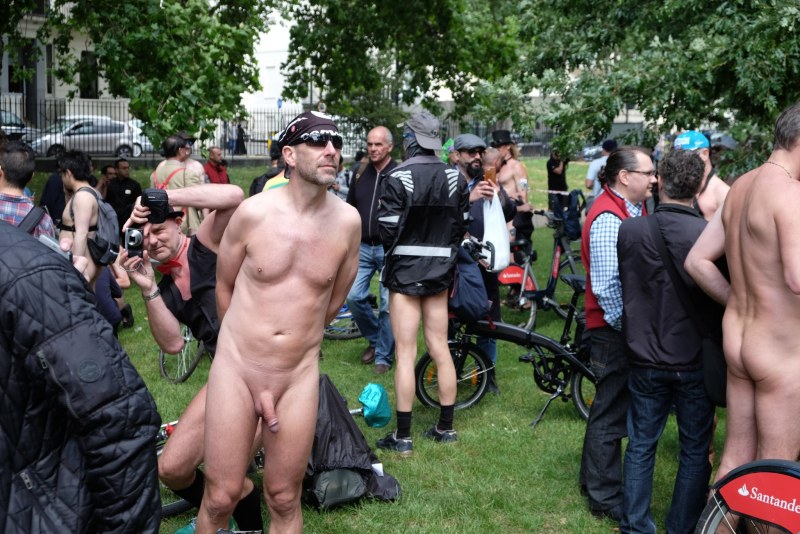 Beauties with a member in public