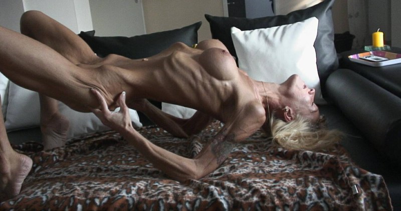 Huge cock in a thin girl