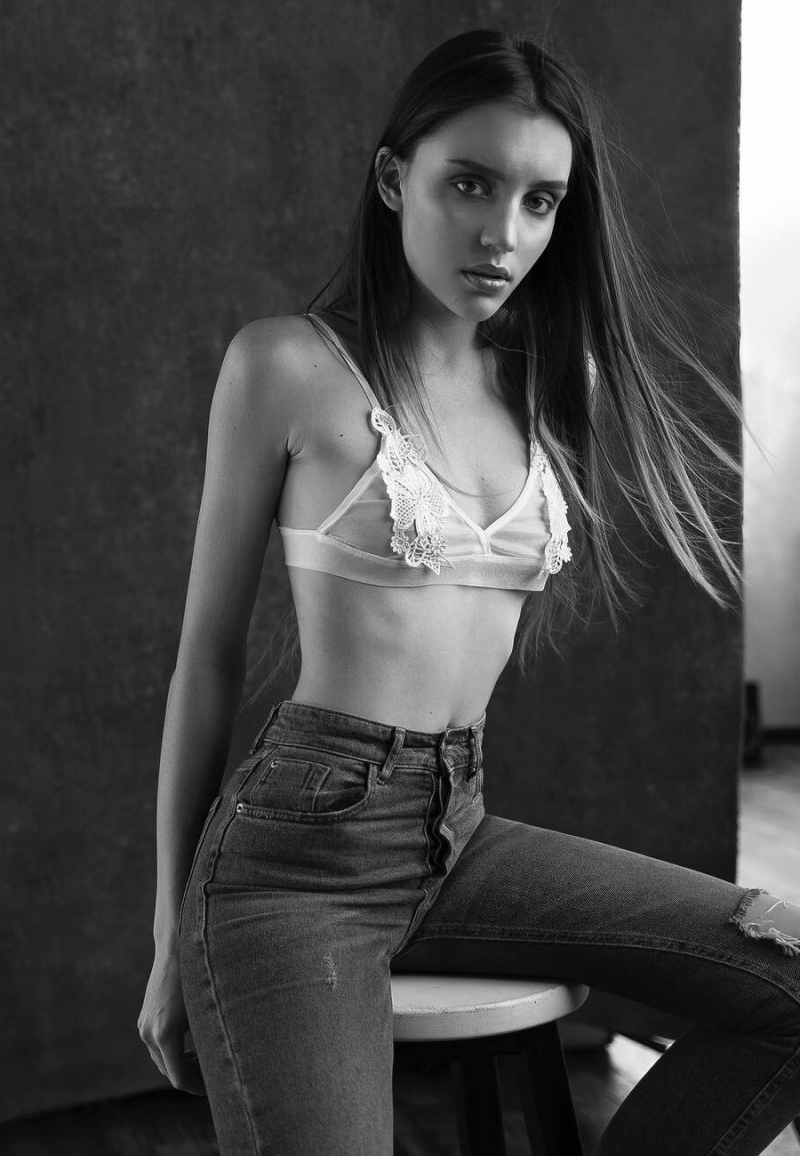 Sasha Chistova in underwear