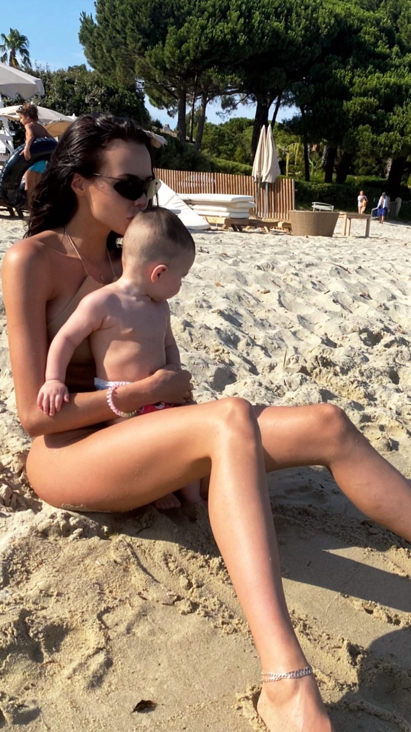 Anastasia Reshetova in a swimsuit