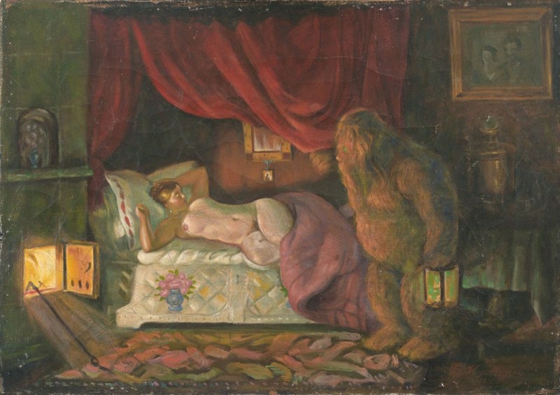 Kustodiev Kupchikha and Brownie