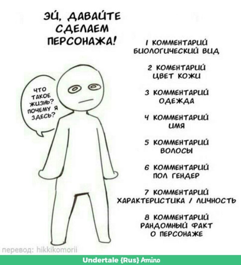 Create a character of a challenge