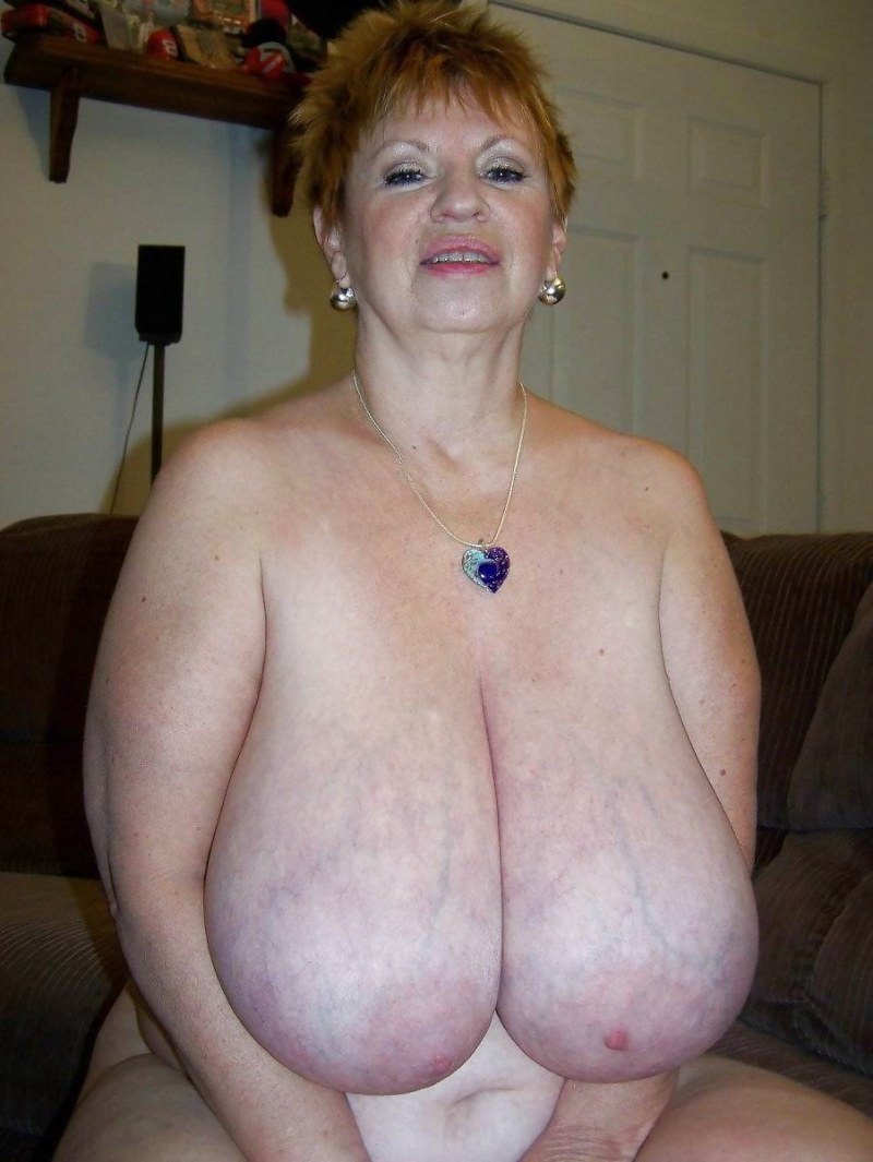 Mature huge old boobs