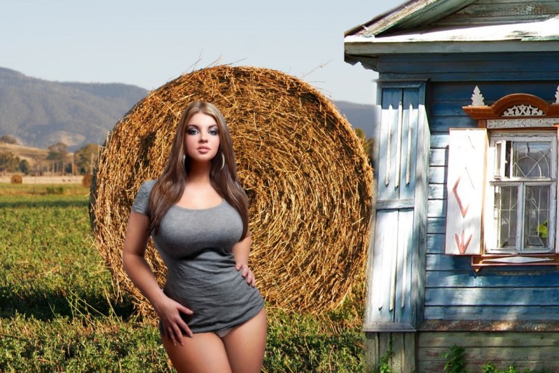 Village girls with big breasts