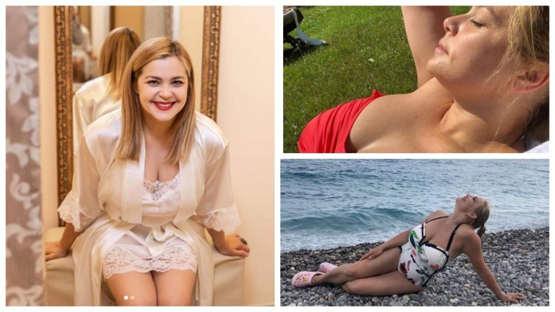 Irina Pegova in underwear