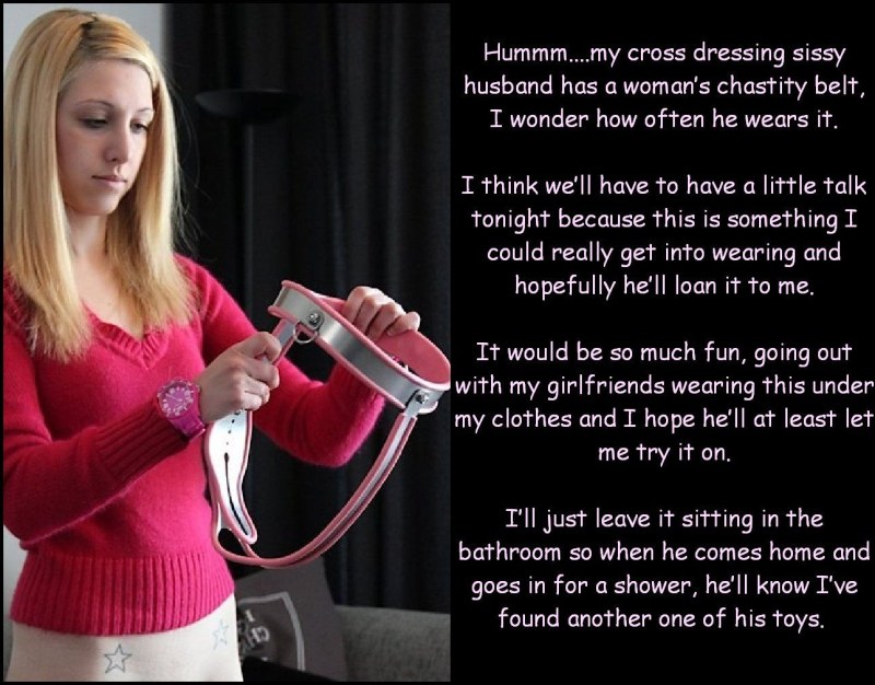 Fowl belt of Feminization Captions