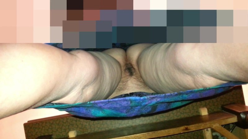 Fat hairy without panties