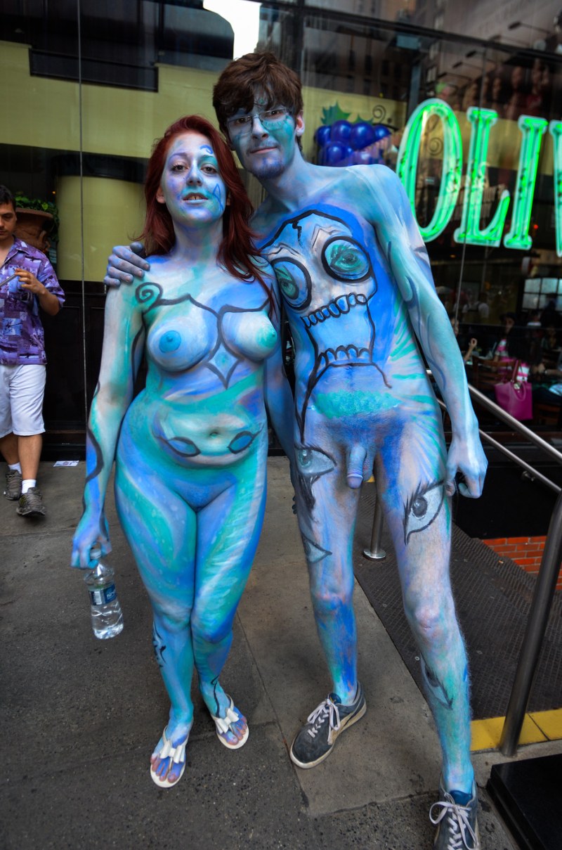 Body Art with big breasts