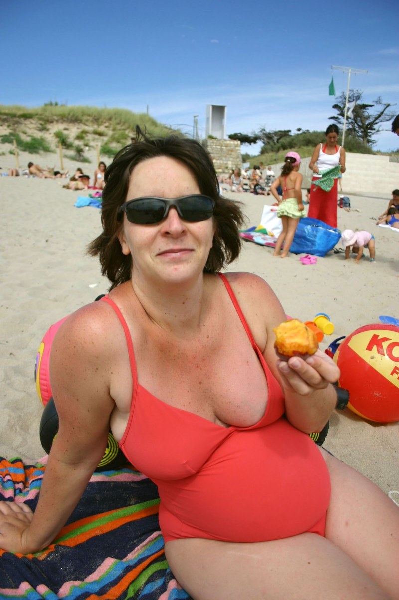 Girls in the summer at sea