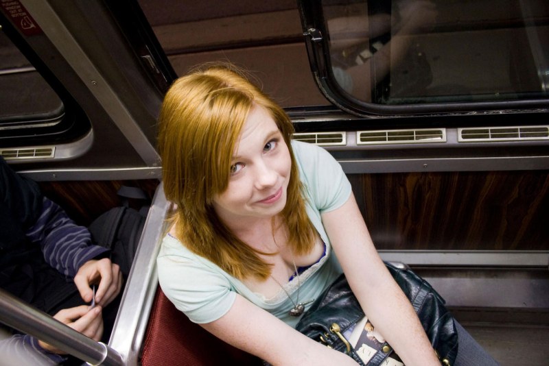 Nipples in public transport