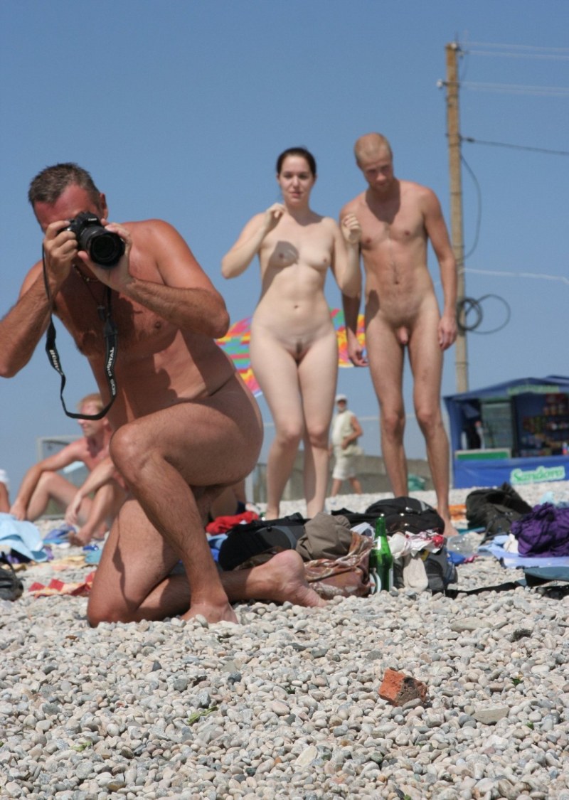 Naked in public in Koktebel