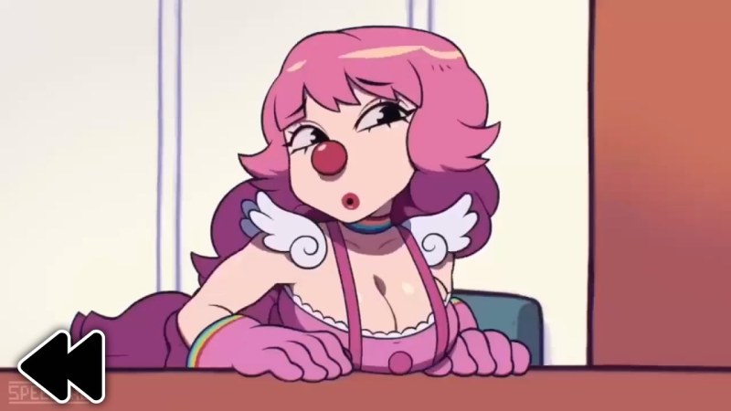 Clown erotic costume for a girl