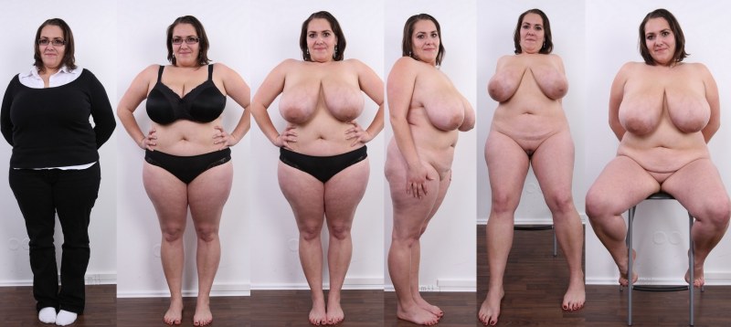 Casting of naked full women
