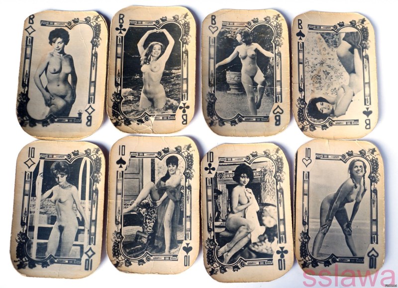 Modern playing porn cards